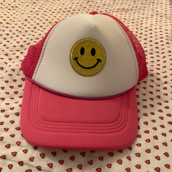 SONMONY Smiley Face Trucker Hat Washed Dad Hat for Men